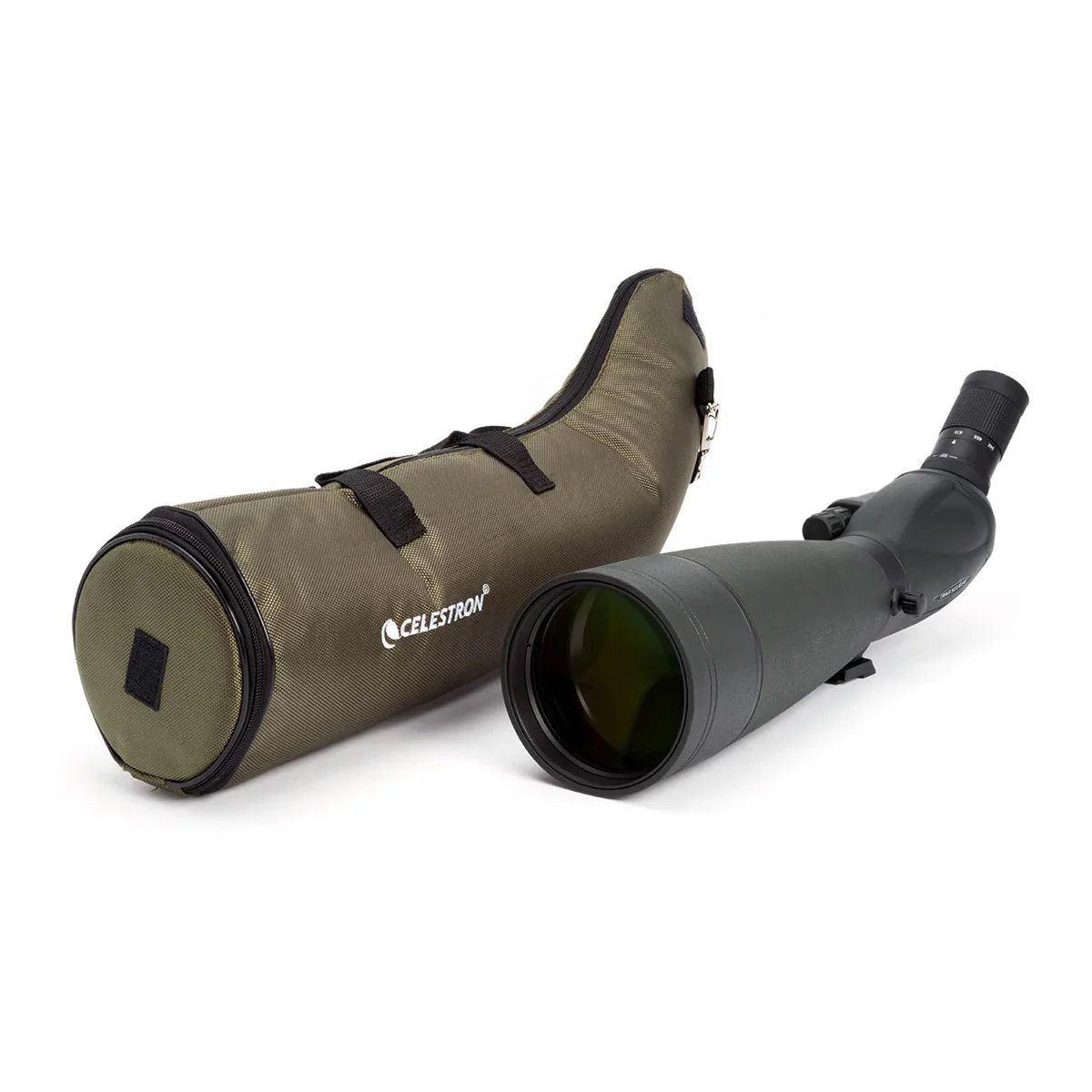 Celestron TrailSeeker 100 Angled Spotting Scope with Tripod - Image 9