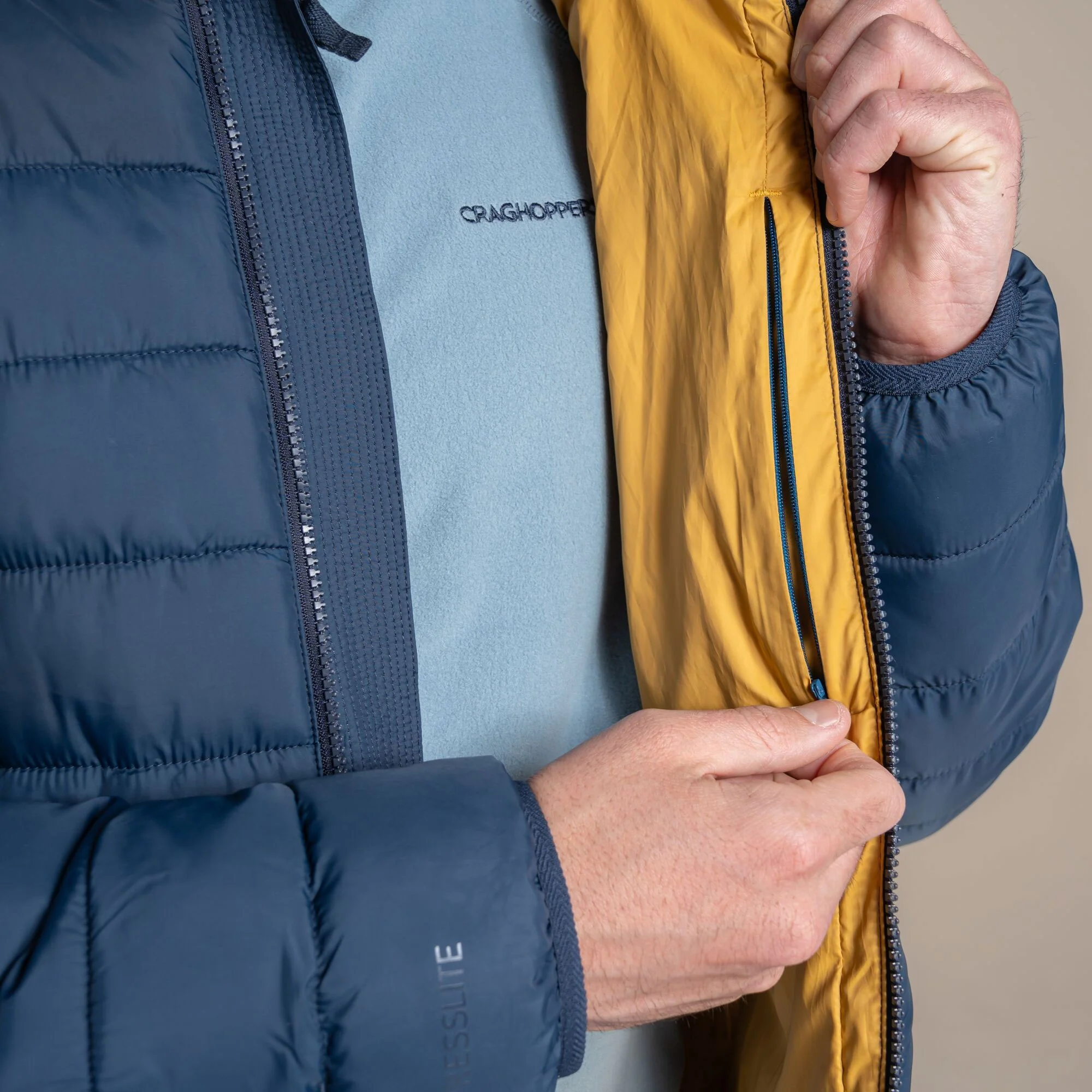 Craghoppers Men's Dalesway Insulating Jacket | Blue Navy - Image 9