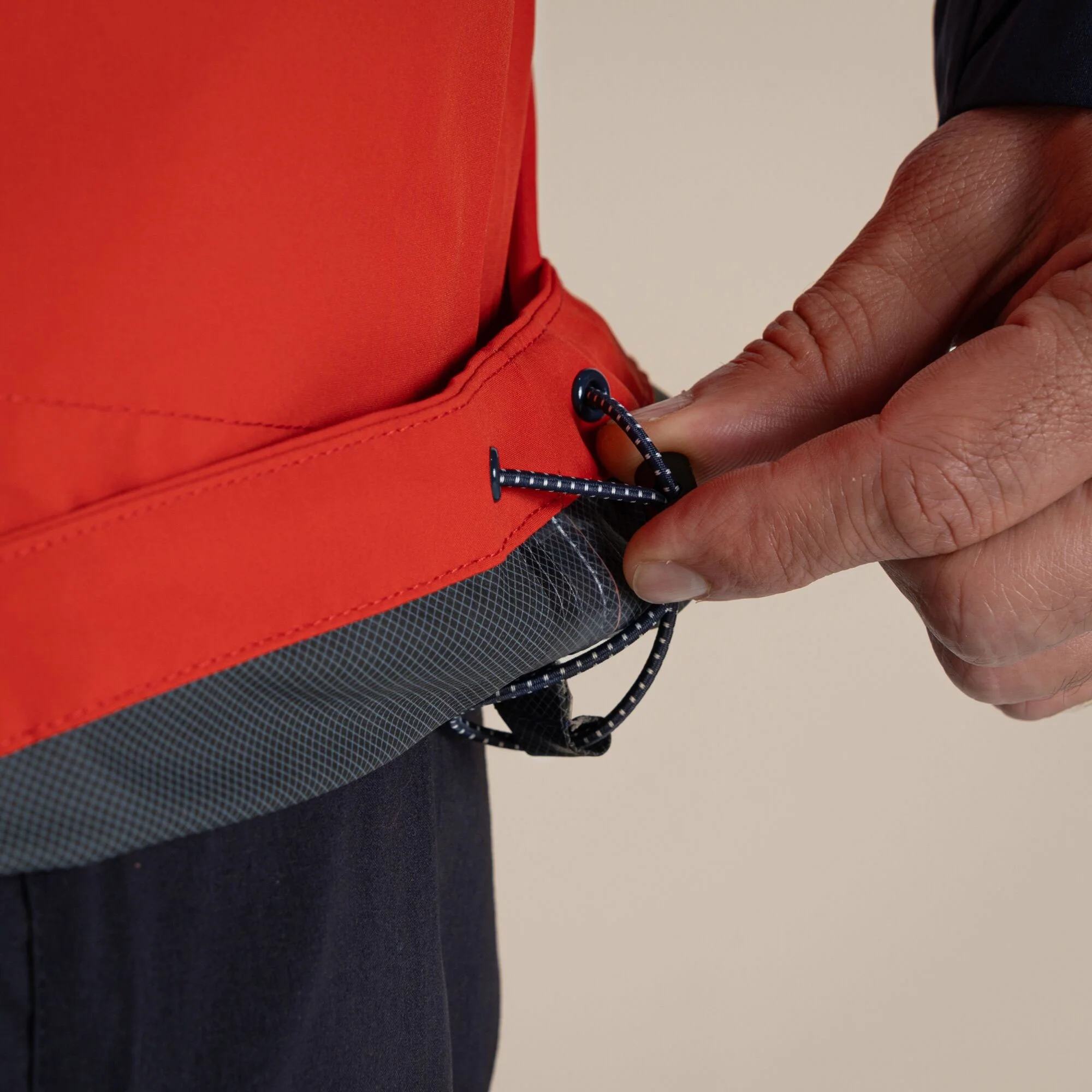 Craghoppers Men's Maris 2.5L Stretch Waterproof Jacket | Blue Navy / Pimento Red - Image 6