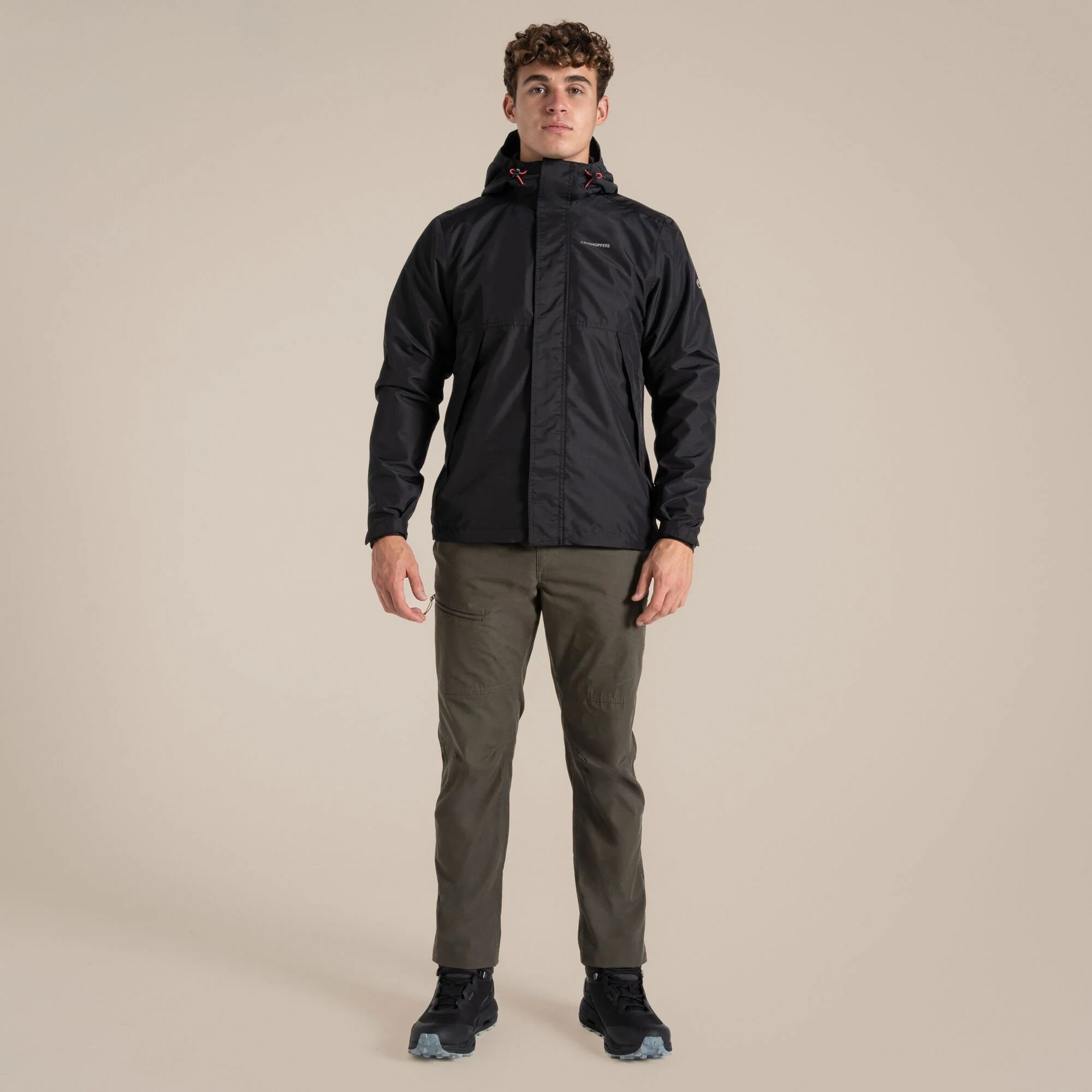 Craghoppers Men's Ossus Waterproof Jacket | Black - Image 3