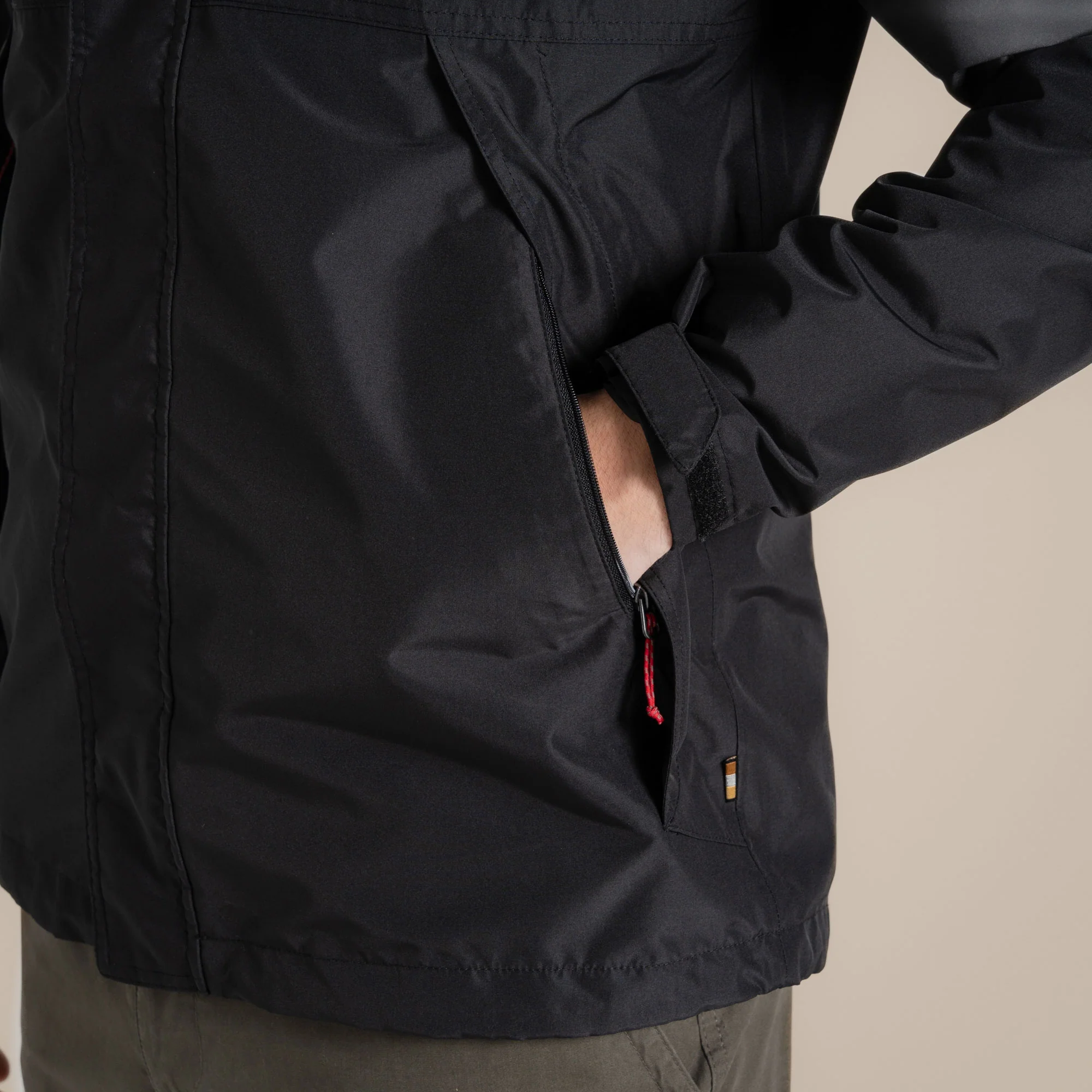 Craghoppers Men's Ossus Waterproof Jacket | Black - Image 5