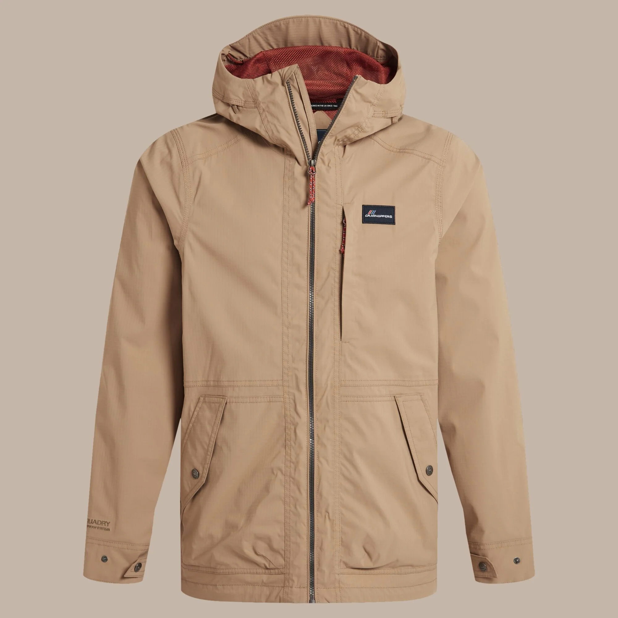 Craghoppers Men's Pandion Waterproof Jacket | Earthenware - Image 12