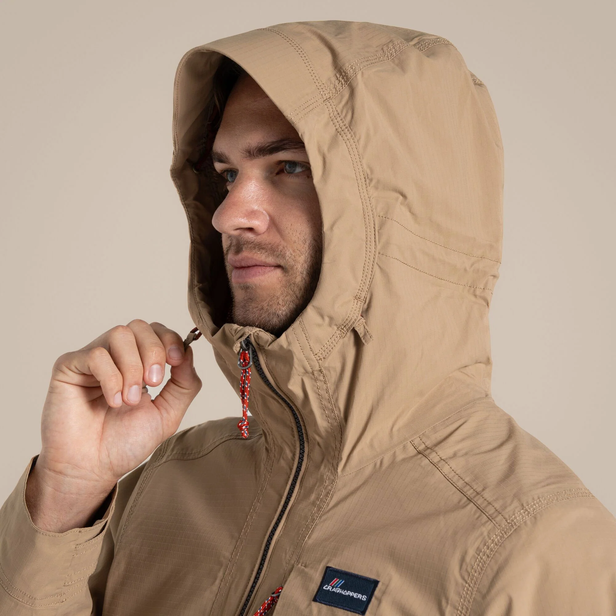 Craghoppers Men's Pandion Waterproof Jacket | Earthenware - Image 3