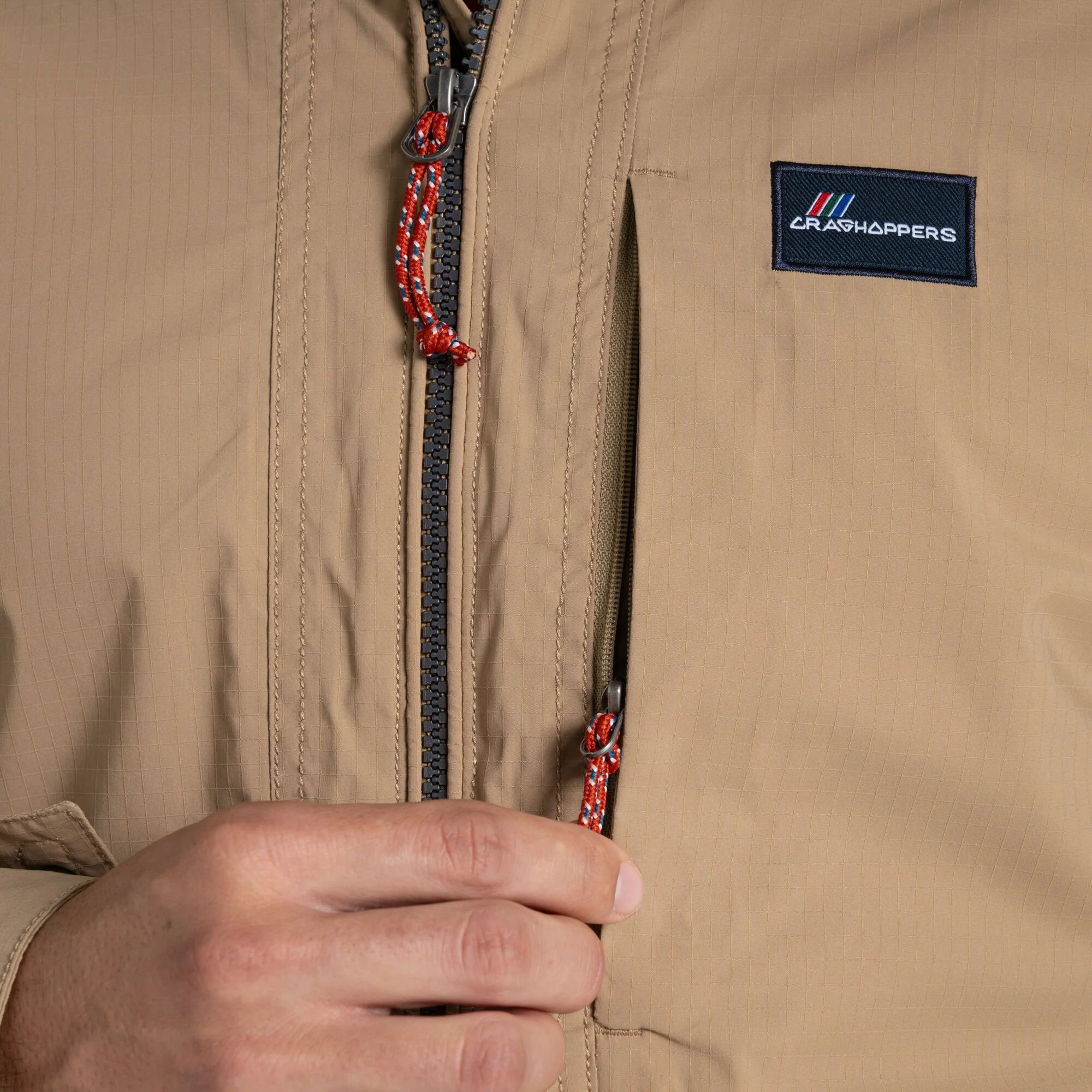 Craghoppers Men's Pandion Waterproof Jacket | Earthenware - Image 7