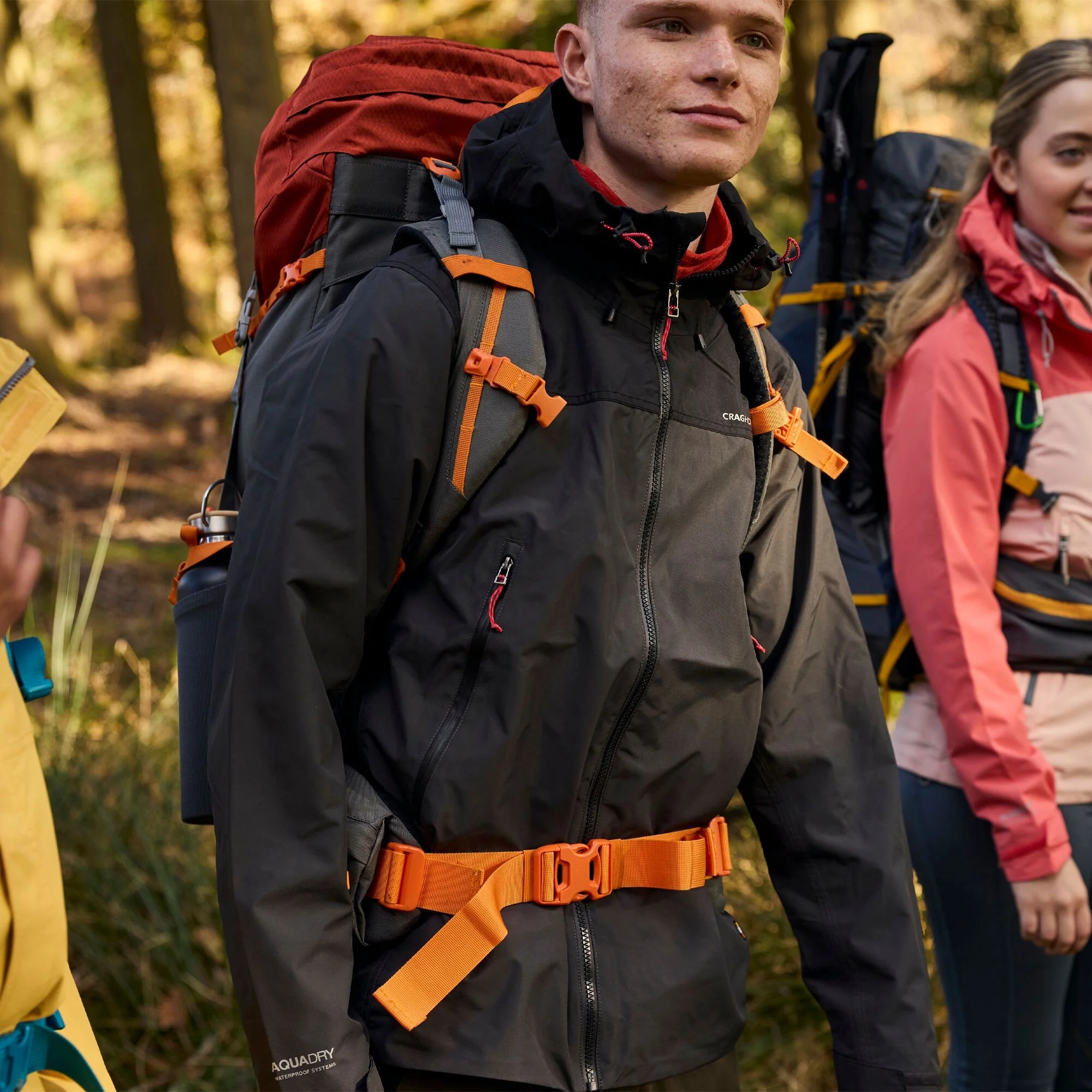 Craghoppers Men's Vanth Waterproof Jacket | Black Pepper / Black - Image 9