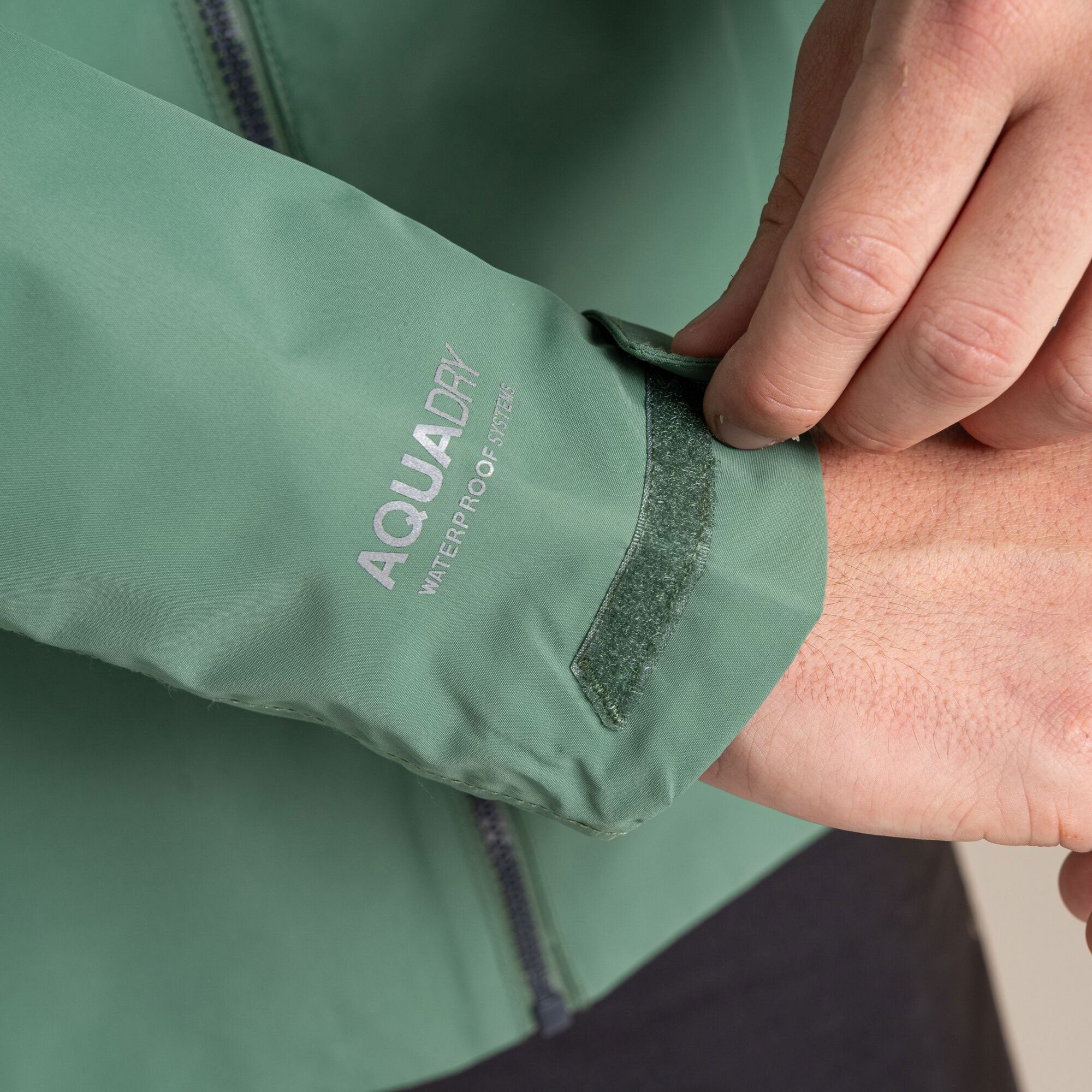 Craghoppers Men's Vanth Waterproof Jacket | Magrove Green / Black Pepper - Image 5