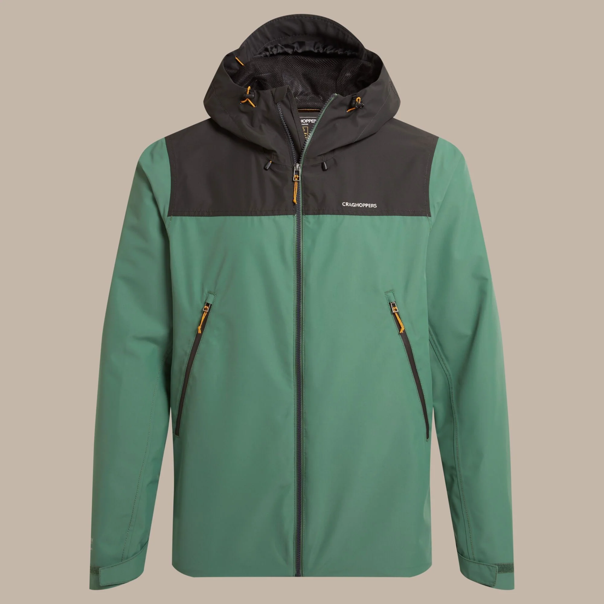 Craghoppers Men's Vanth Waterproof Jacket | Magrove Green / Black Pepper - Image 9