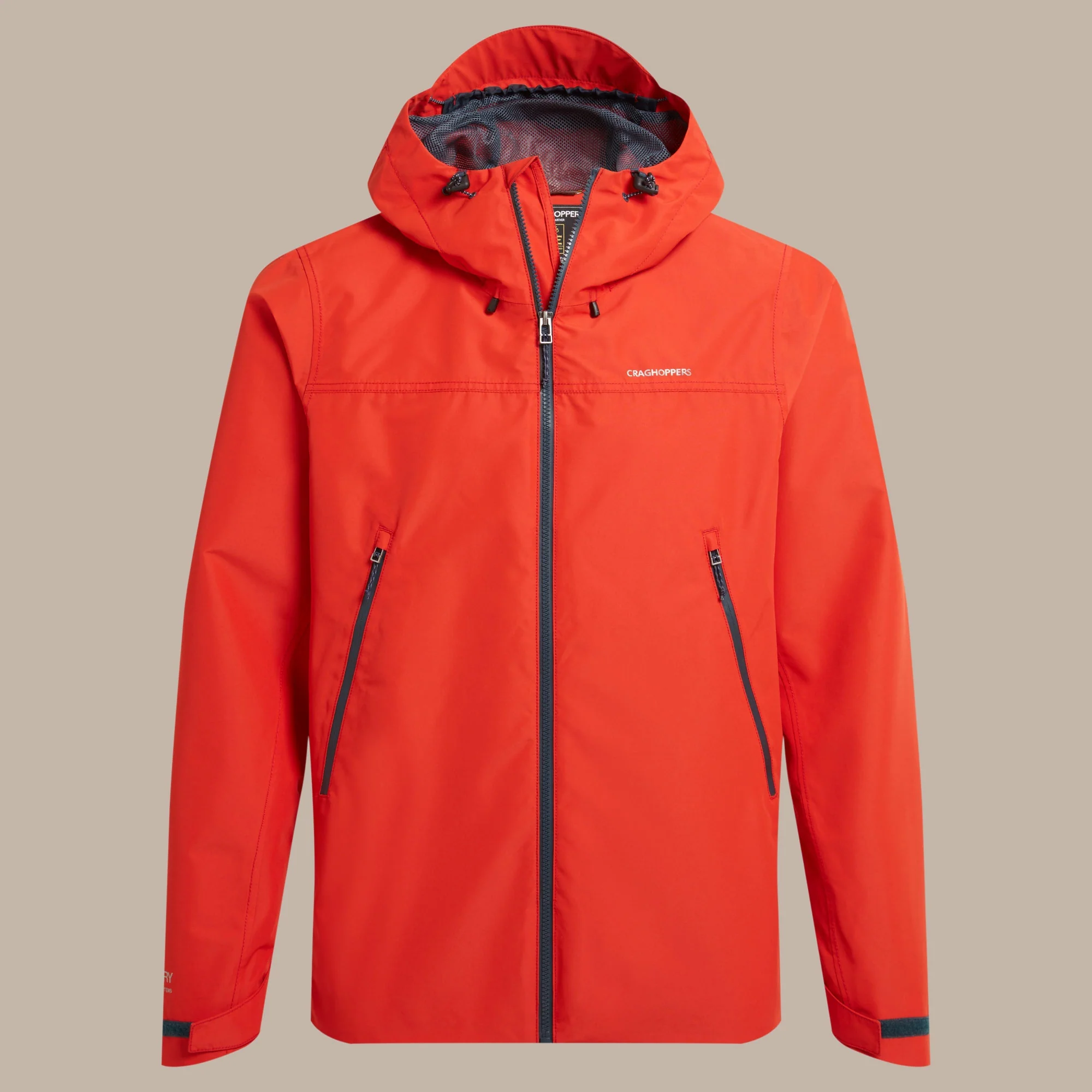Craghoppers Men's Vanth Waterproof Jacket | Pimento Red - Image 10