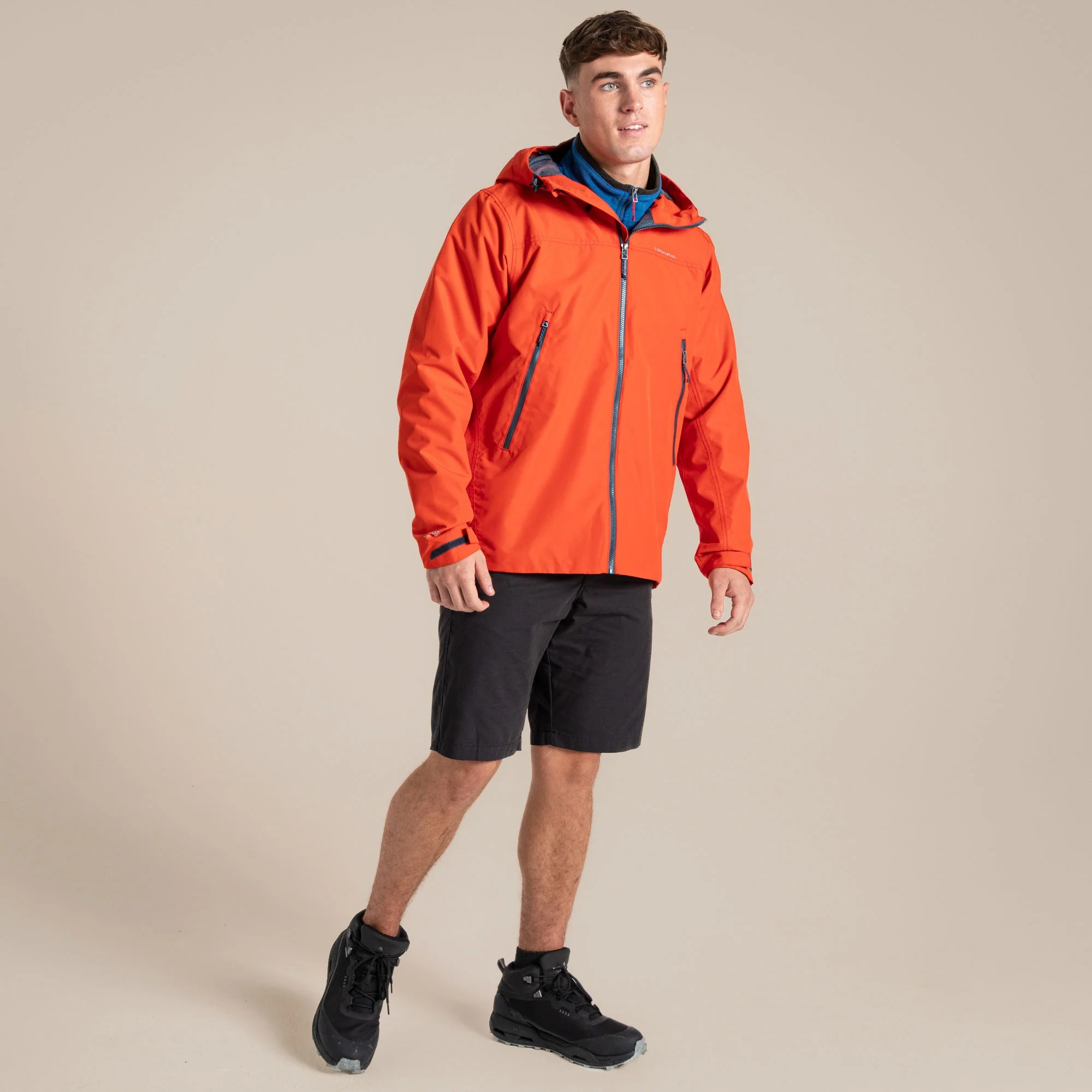 Craghoppers Men's Vanth Waterproof Jacket | Pimento Red - Image 3