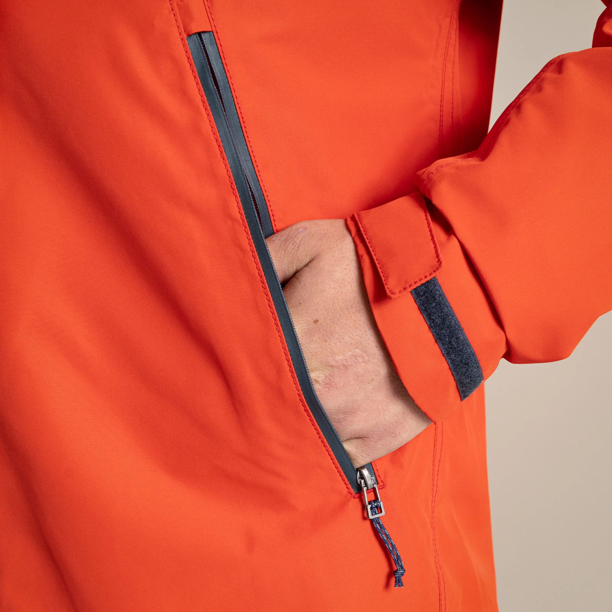 Craghoppers Men's Vanth Waterproof Jacket | Pimento Red - Image 4