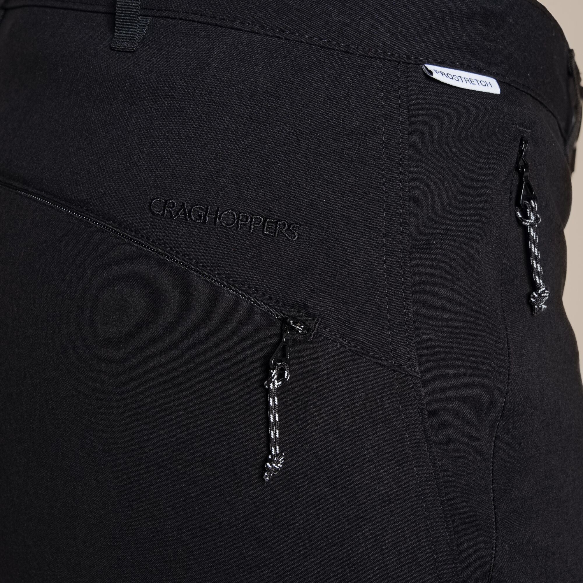 Craghoppers Women's Kiwi Pro II Convertible Trousers | Black - Image 7