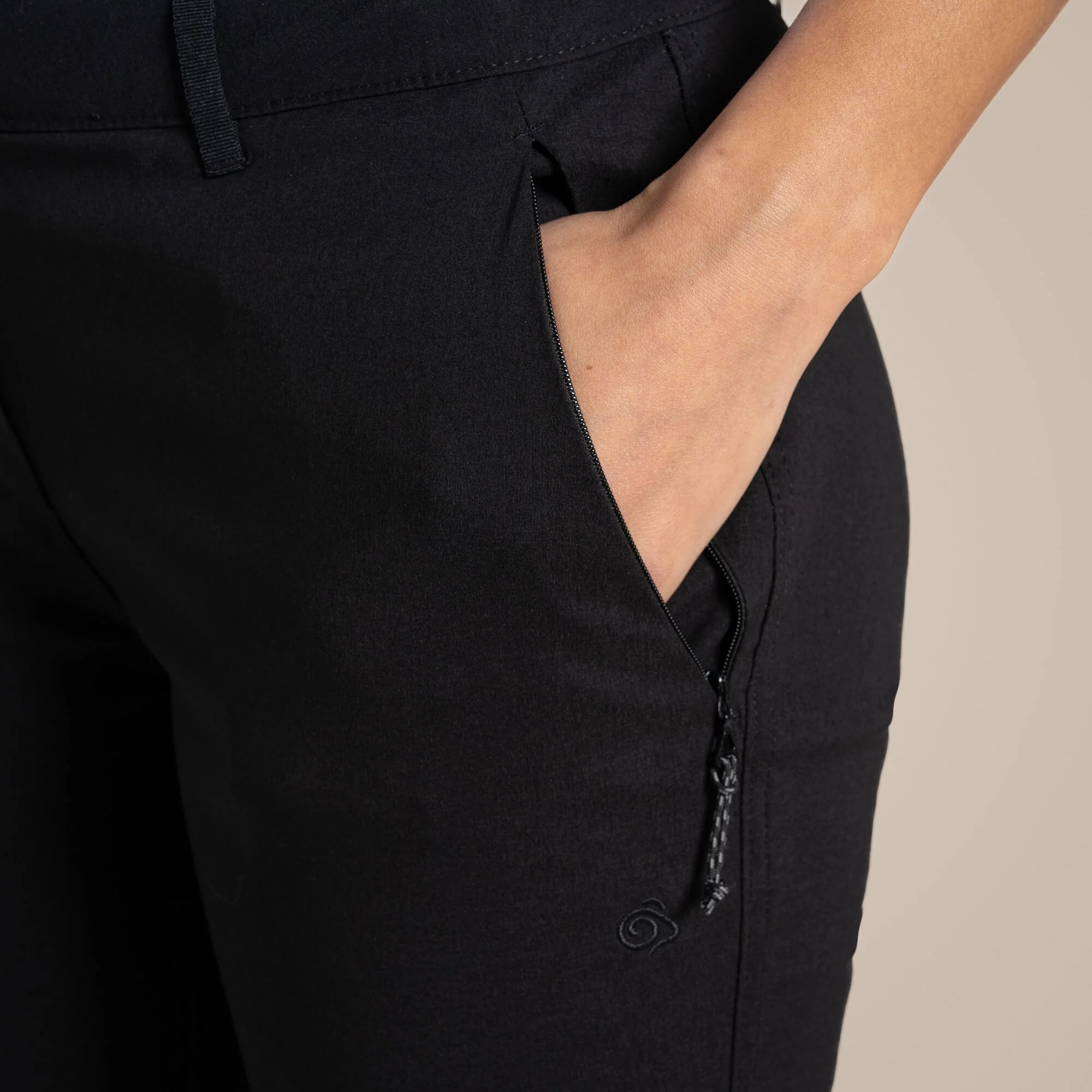 Craghoppers Women's Kiwi Pro II Convertible Trousers | Black - Image 9