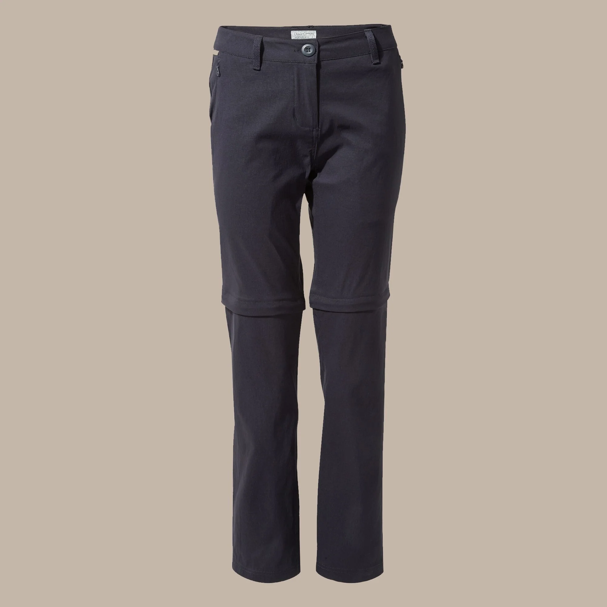 Craghoppers Women's Kiwi Pro II Convertible Trousers | Dark Navy - Image 3