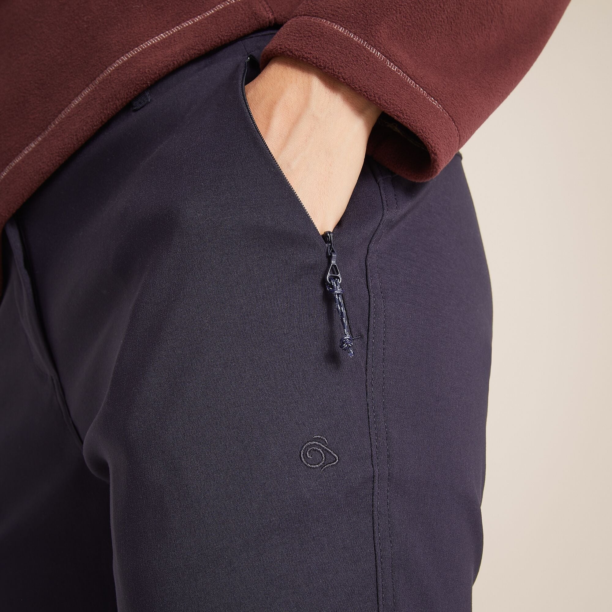 Craghoppers Women's Kiwi Pro II Convertible Trousers | Dark Navy - Image 5