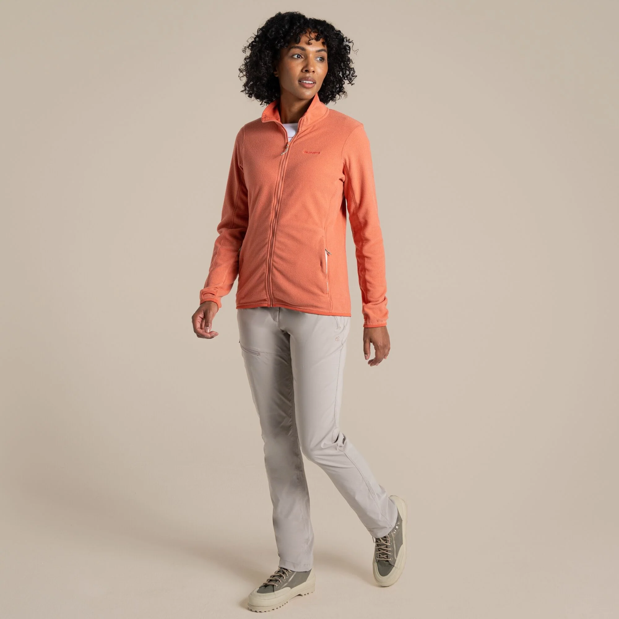 Craghoppers Women's NosiLife Anya Fleece Jacket | Red Sandstone - Image 3