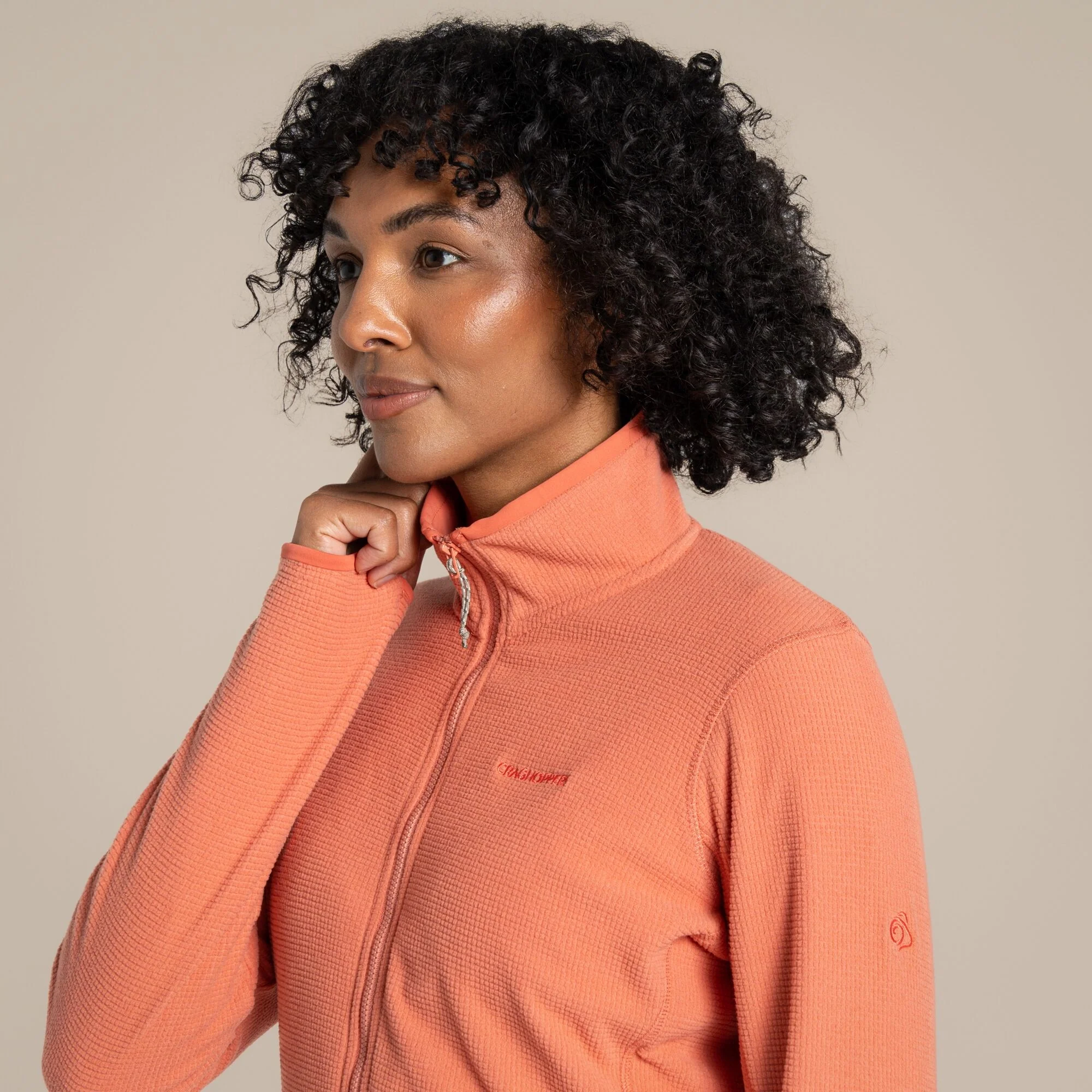 Craghoppers Women's NosiLife Anya Fleece Jacket | Red Sandstone - Image 6