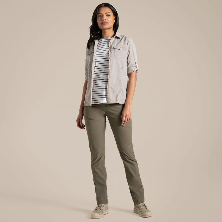 Craghoppers Women's NosiLife Pro Trouser III | Wild Olive - Image 3