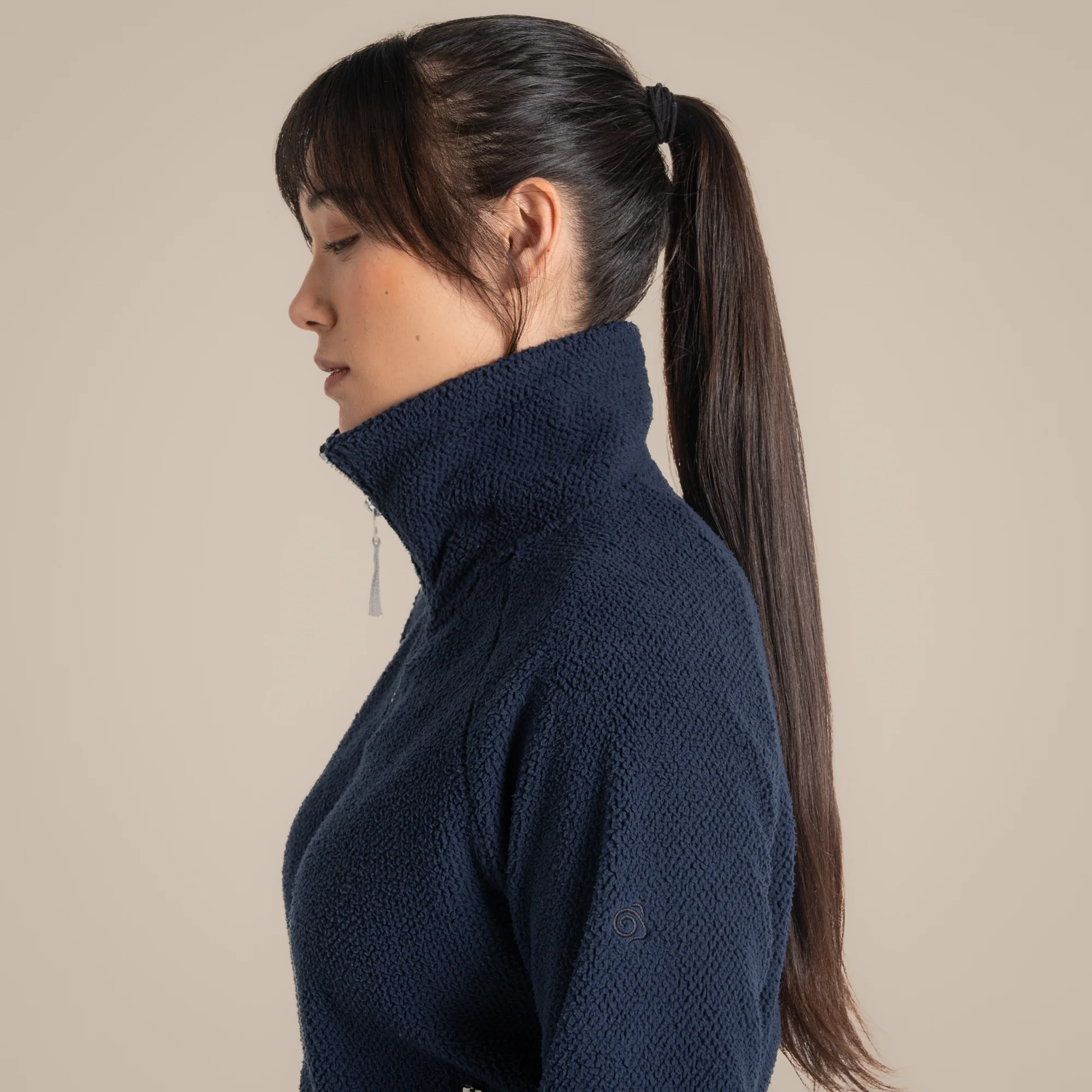 Craghoppers Women's Raya Full Zip Fleece | Blue Navy - Image 3