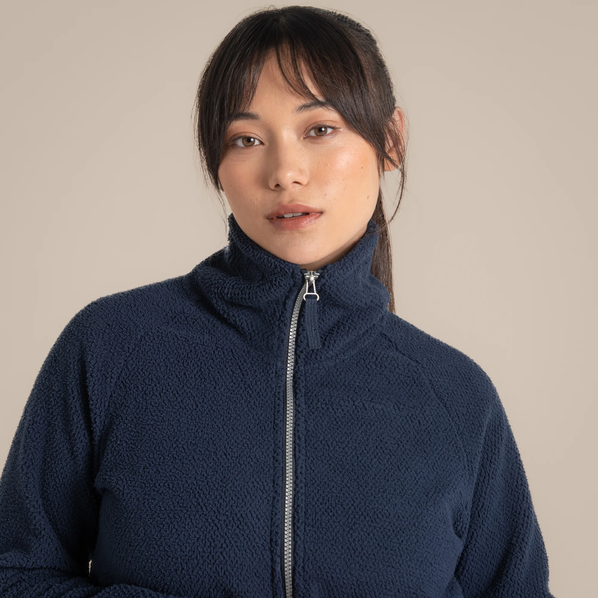Craghoppers Women's Raya Full Zip Fleece | Blue Navy - Image 4