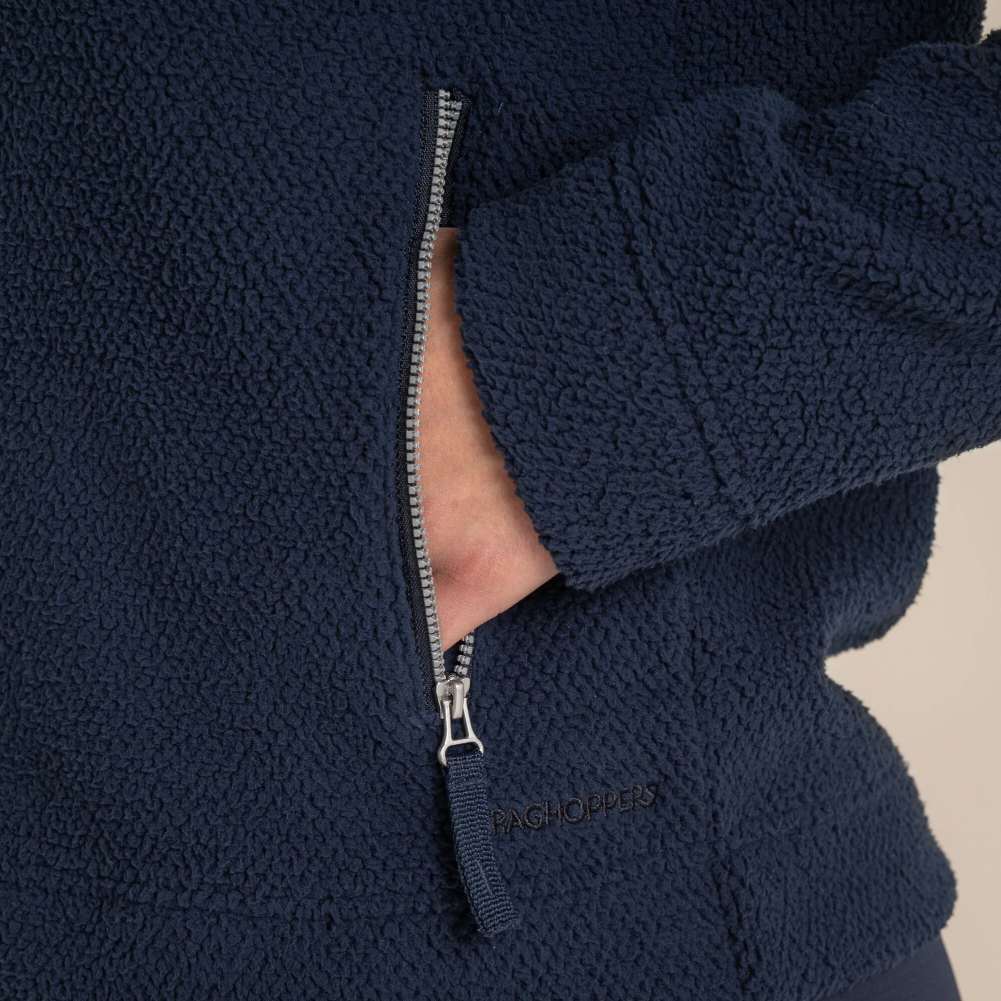 Craghoppers Women's Raya Full Zip Fleece | Blue Navy - Image 6
