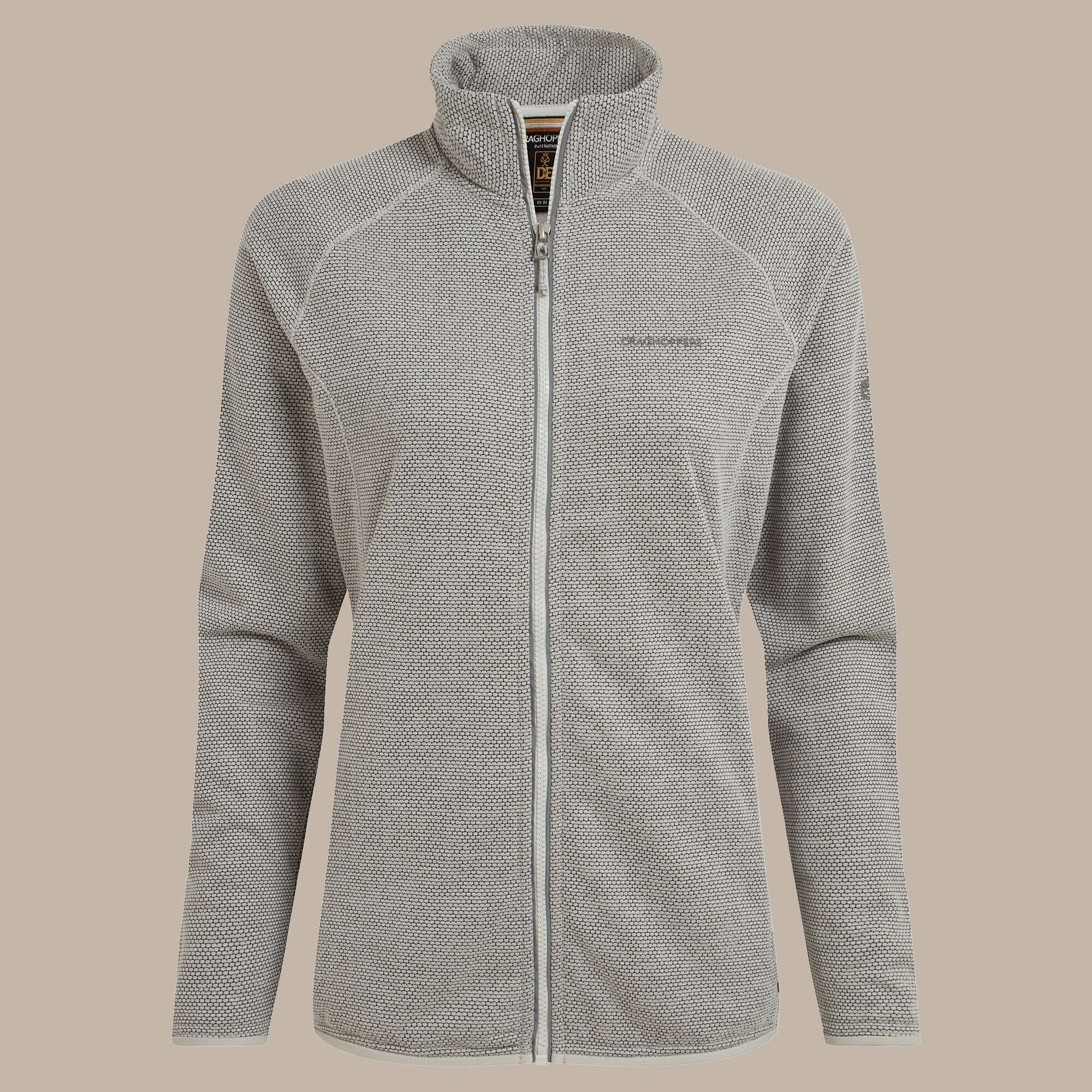 Craghoppers Women's Tarvos Full Zip Fleece | Lunar Grey Marl - Image 6