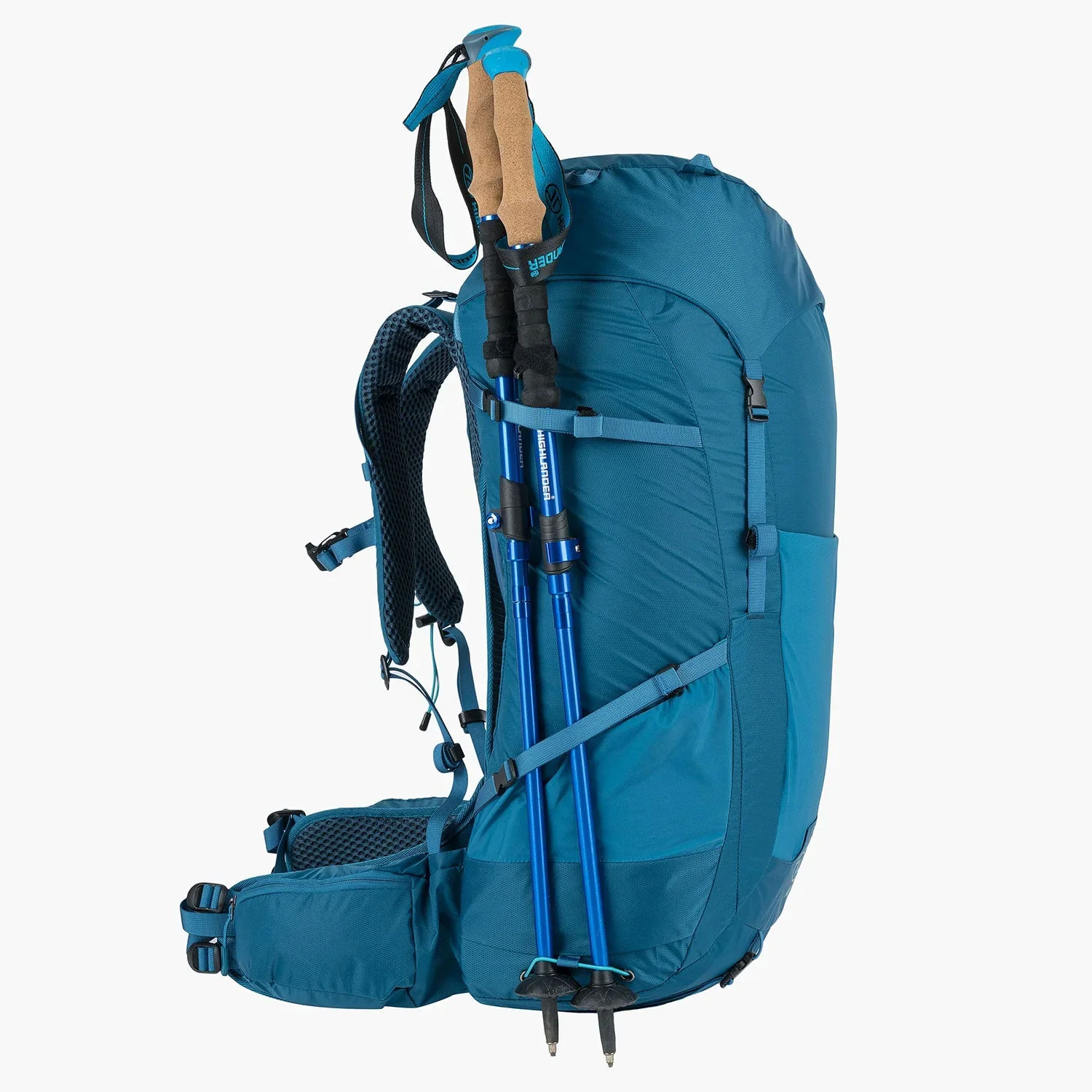 Highlander Ben Nevis 52L Men's Backpack - Petrol Blue - Image 4