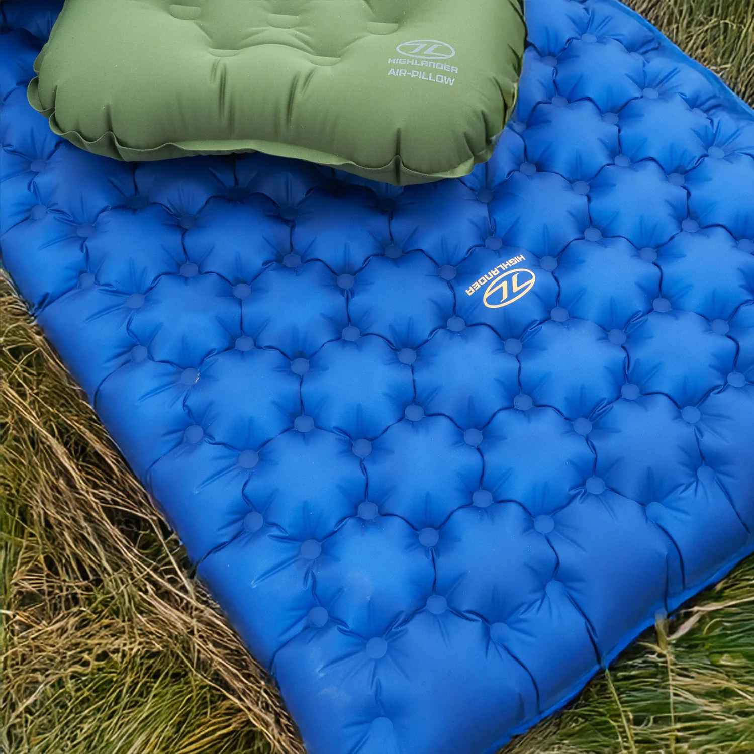 Highlander Nap-Pak Arctic R11 Inflatable Sleeping Mat - Deep Blue - Image 7
