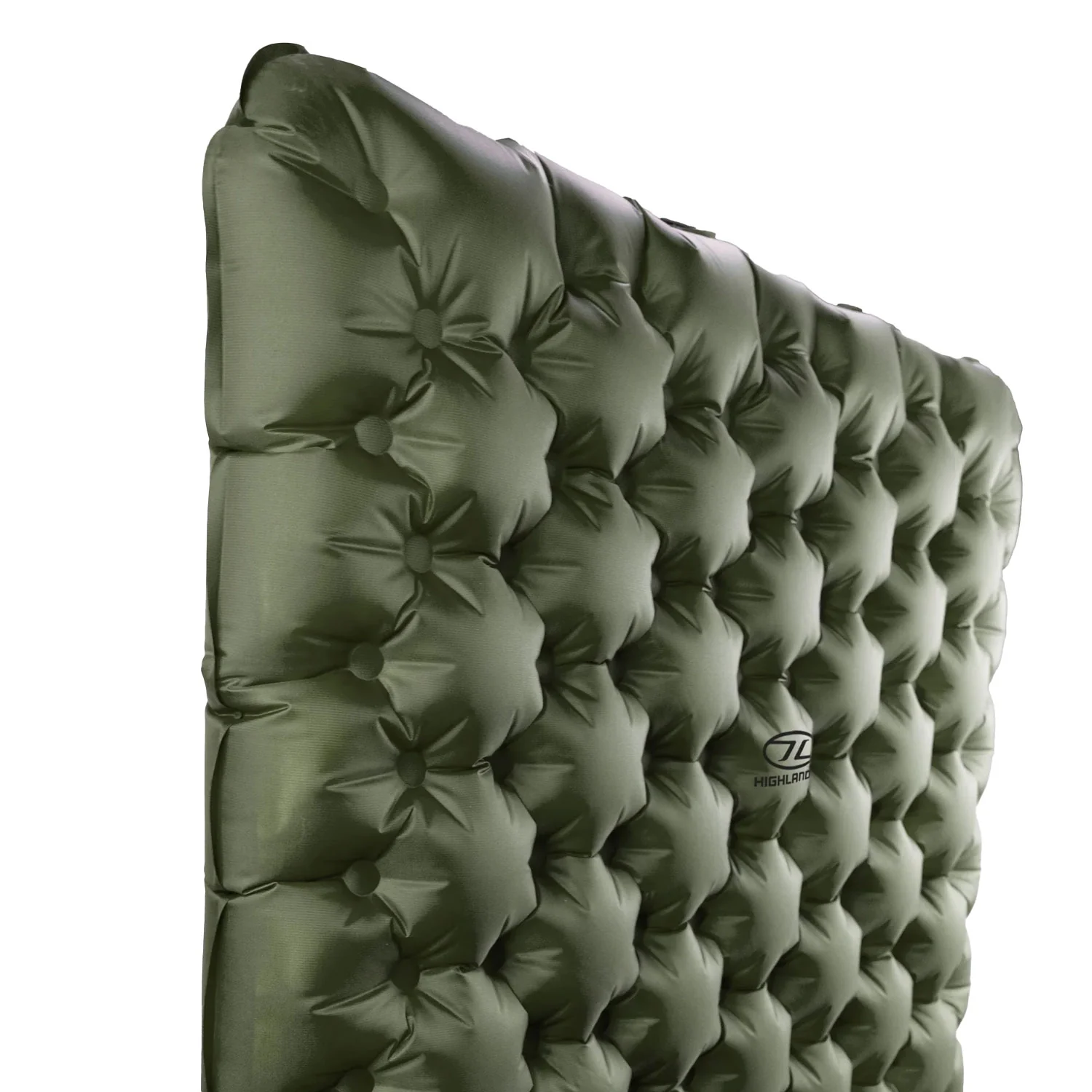 Highlander Nap-Pak Arctic R11 Inflatable Sleeping Mat - Olive Green - Image 5