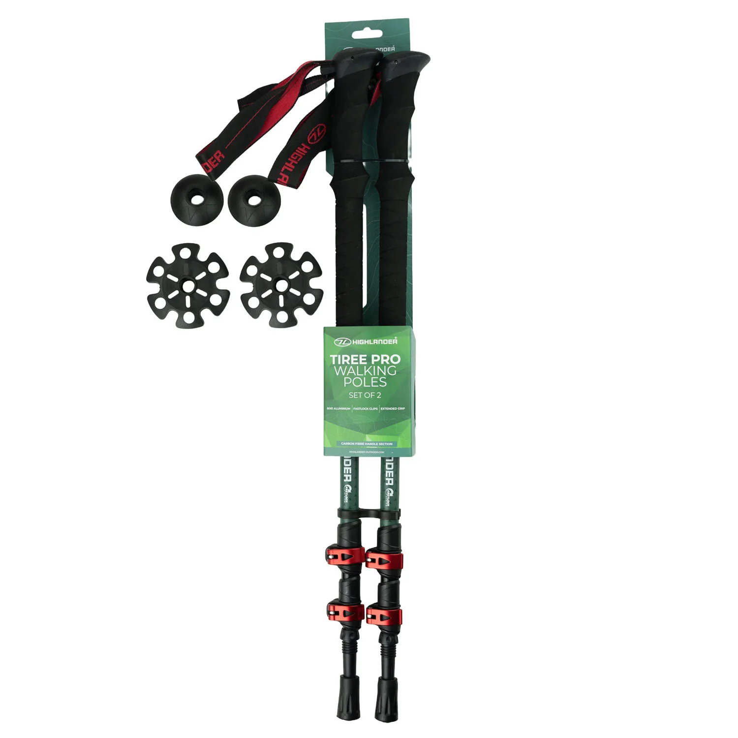 Highlander Tiree Pro Walking Poles (Pair) - Image 7