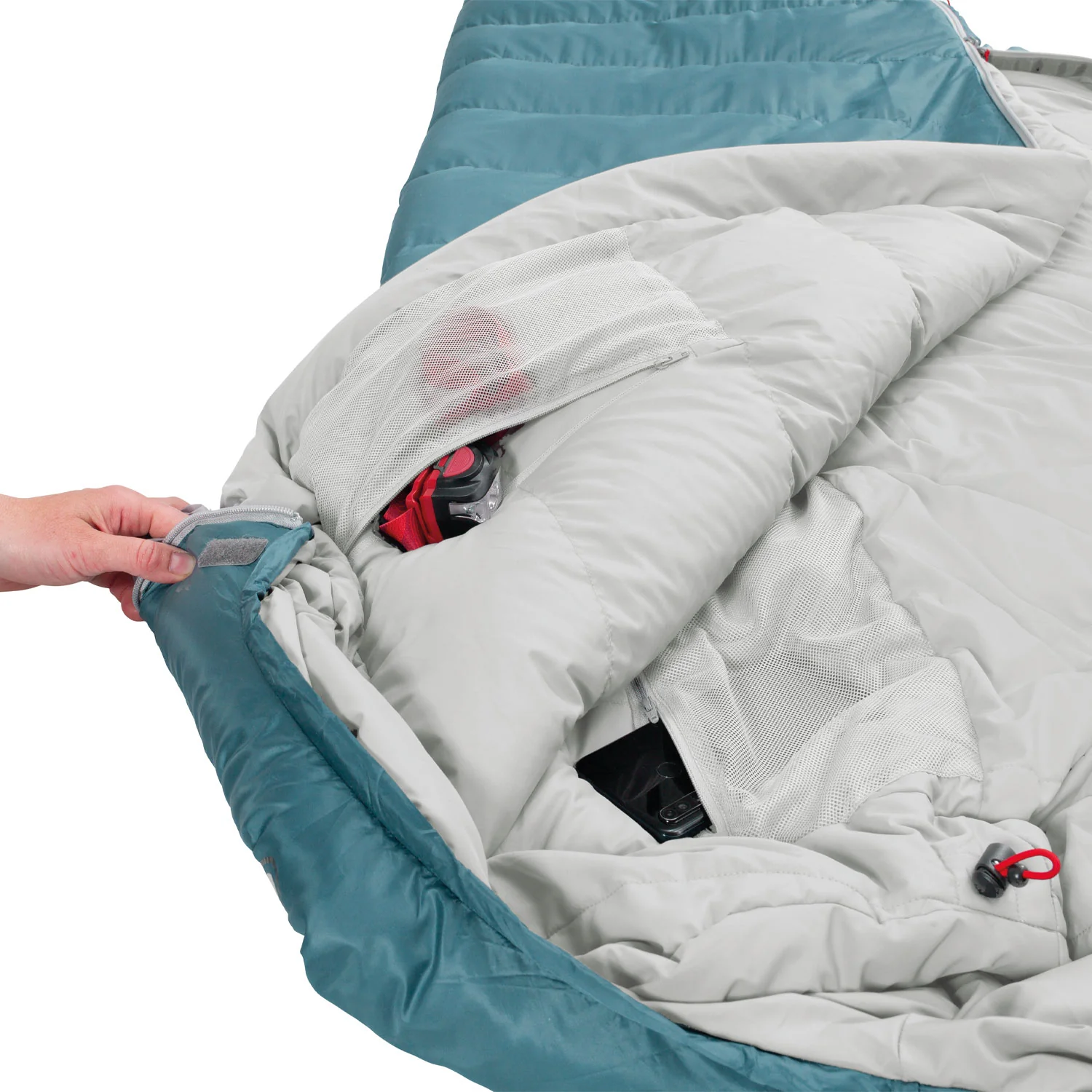 Robens Gully 1200 Hybrid Down Sleeping Bag (Left Zipper) - Image 3
