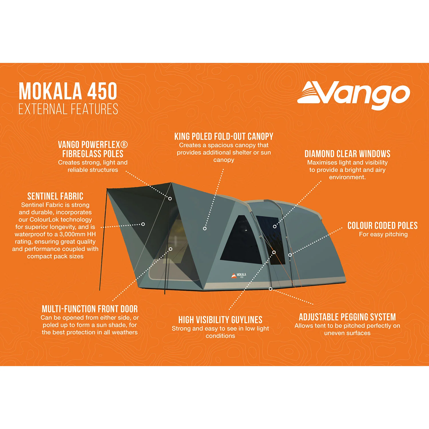 Vango Mokala 450 4-Person Tent - Image 4
