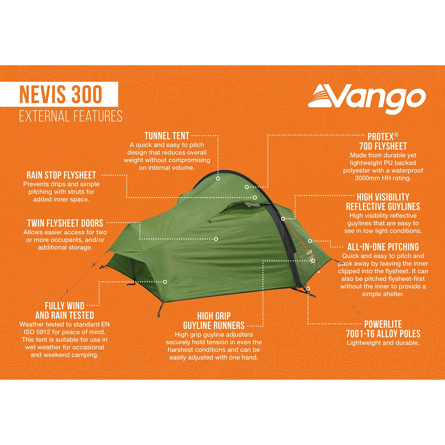 Vango Nevis 300 3-Person Tent & Sleeping Bundle - Image 5