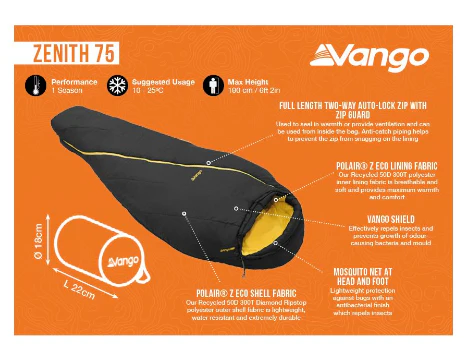 Vango Scafell 300 Plus 3-Person Tent & Sleeping Bundle - Image 8