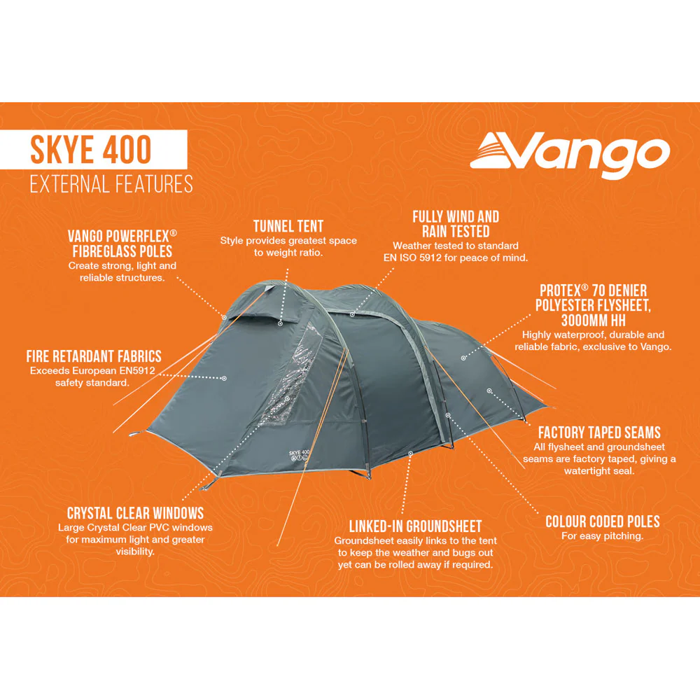 Vango Skye 400 4-Person Tent - Image 4