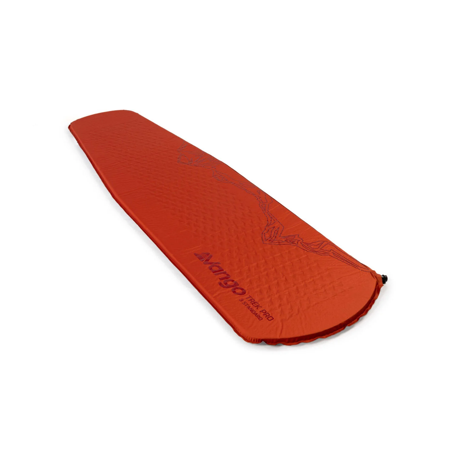 Vango Trek Pro 3 Standard Sleeping Mat - Tango Red - Image 3
