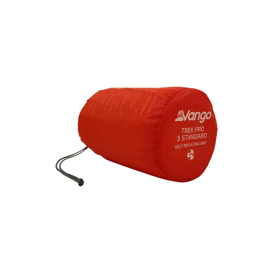Vango Trek Pro 3 Standard Sleeping Mat - Tango Red - Image 5