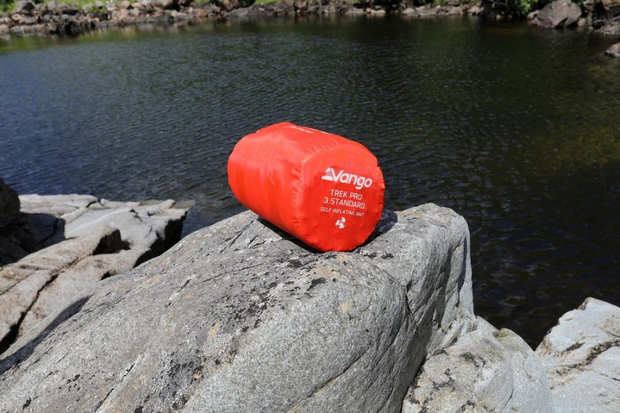 Vango Trek Pro 3 Standard Sleeping Mat - Tango Red - Image 6